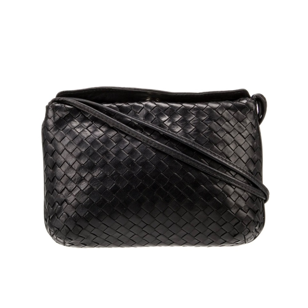 Cosci Woven Leather Crossbody Bag